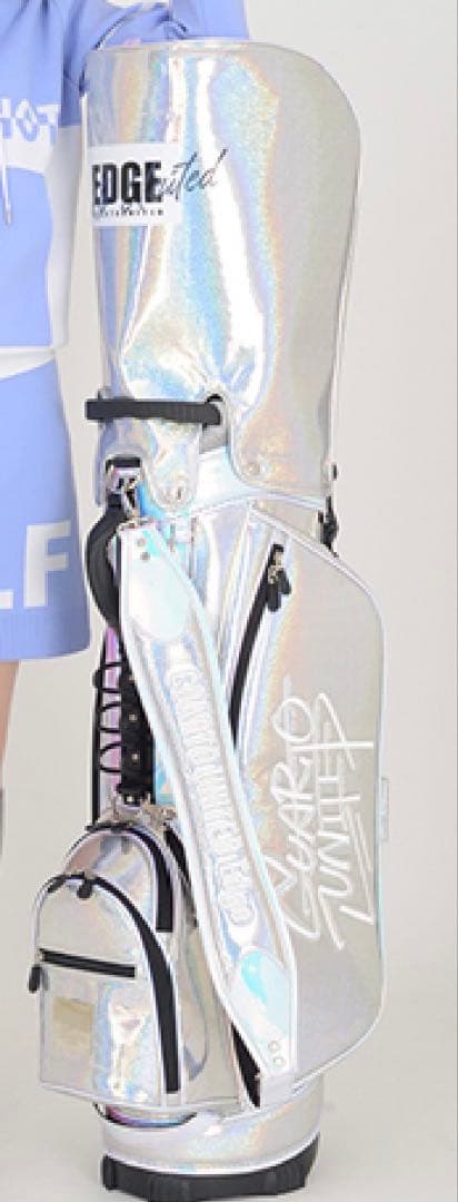 値下げ！！CHARLIE UNITED ホログラフィックキャディバッグ