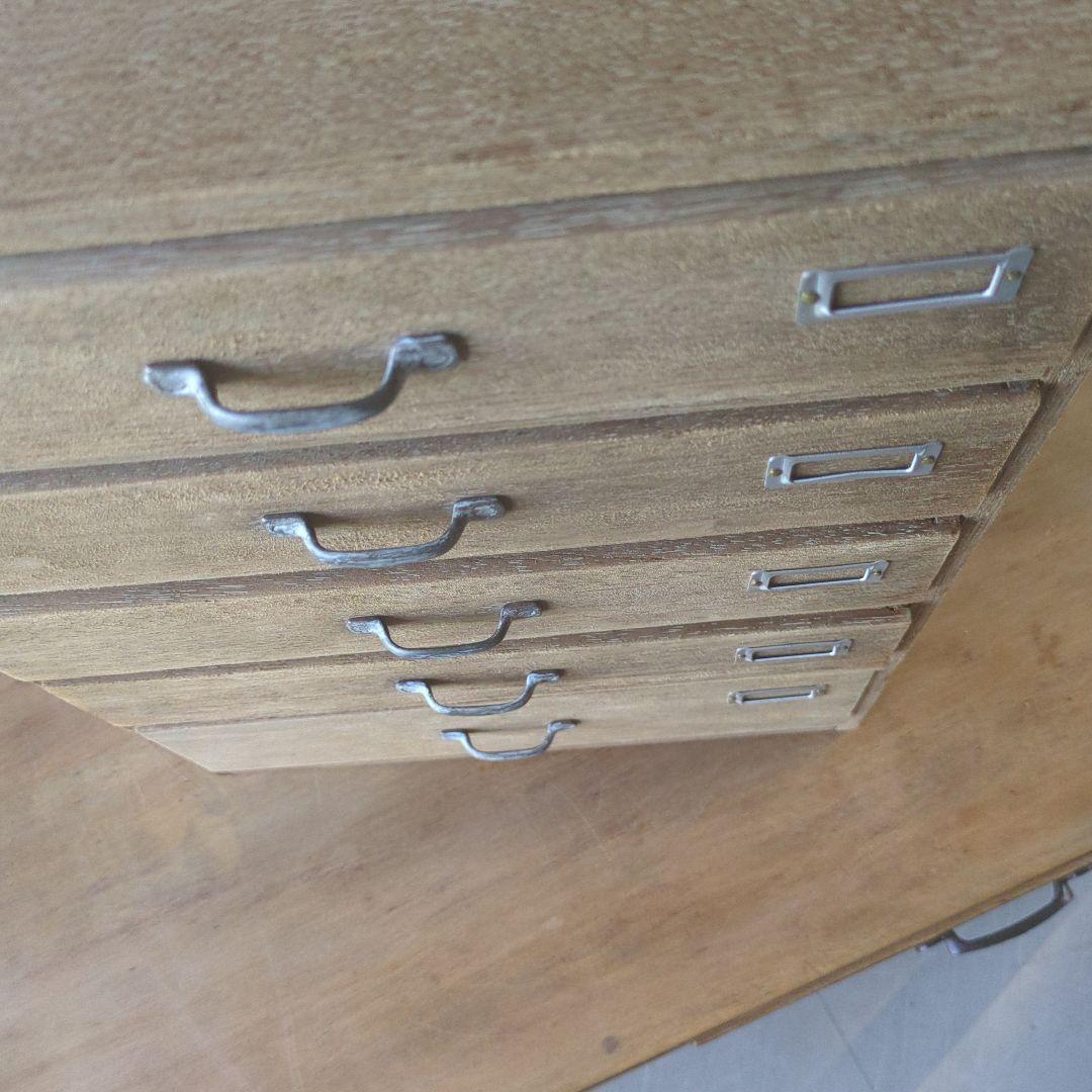 アンティーク5杯引き出し