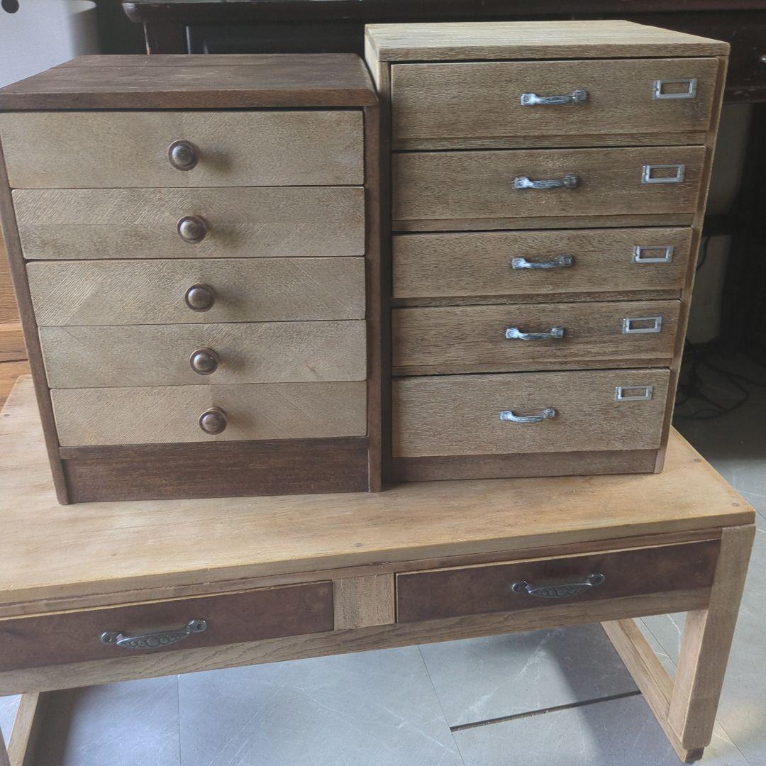 アンティーク5杯引き出し