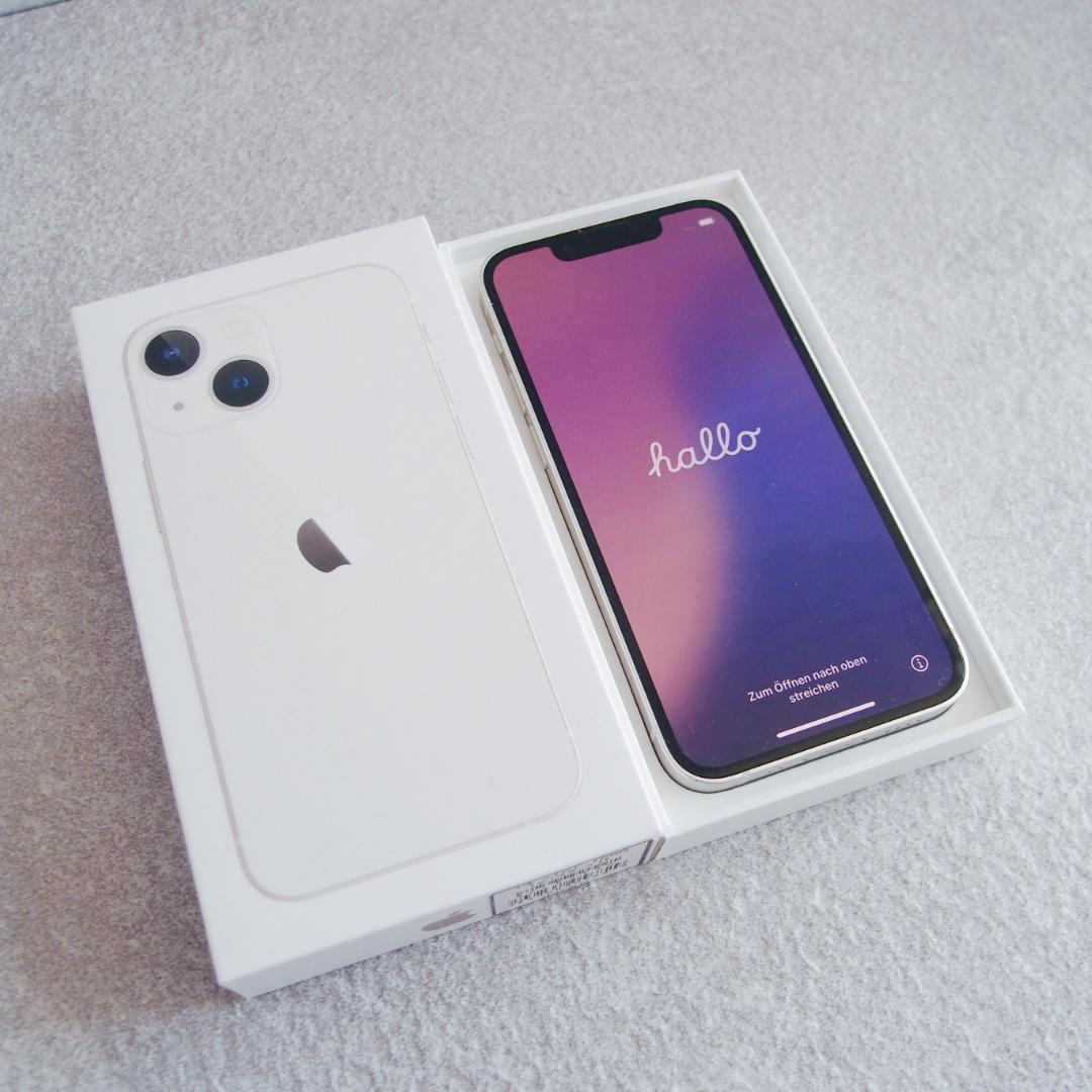 iPhone 13mini 128GB 本体 スターライト バッテリー83%
