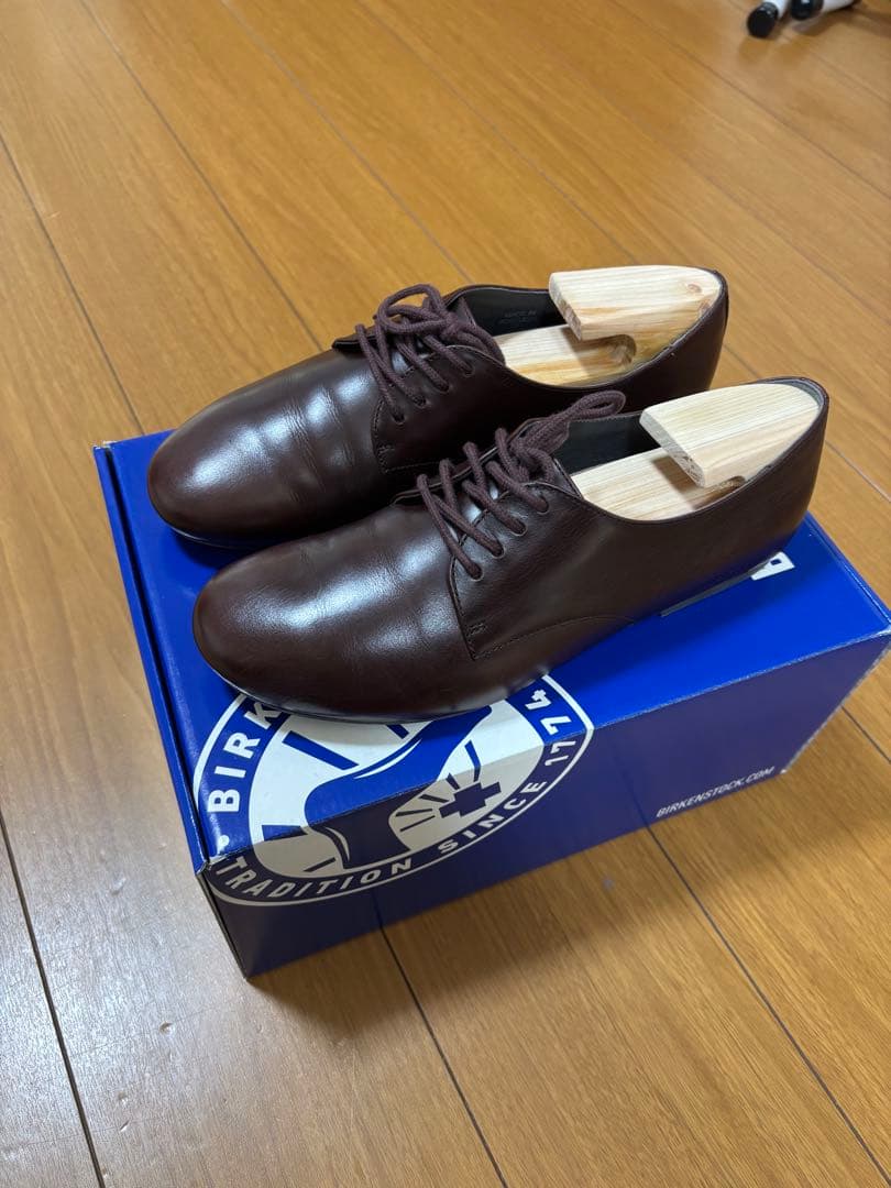 美品 ビルケンシュトック　26 ソーンダース　レザースニーカー