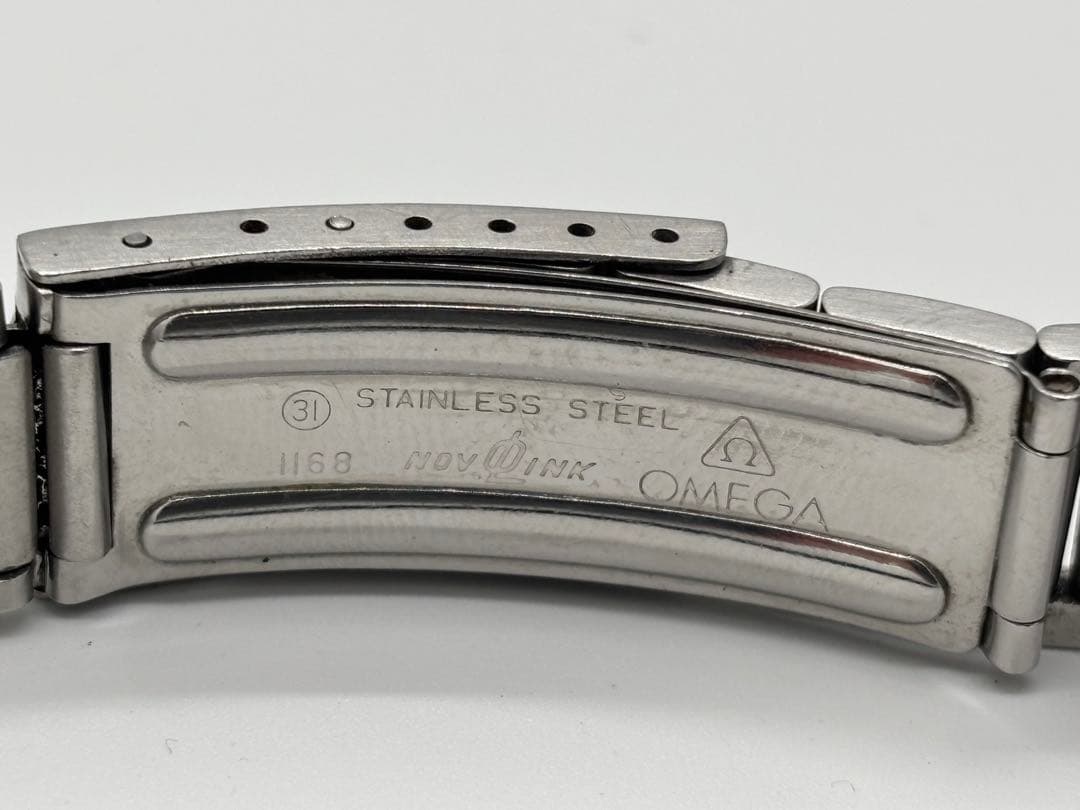 オメガ 純正ブレス ベルト 取付幅 18mm【1168】FF605 バネ棒付き