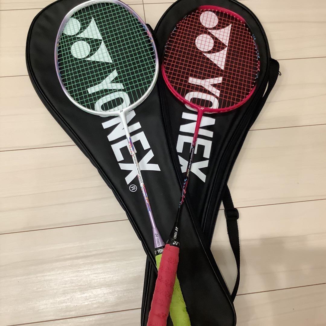 YONEX バドミントン　ラケット　2本　NANOFLARE200