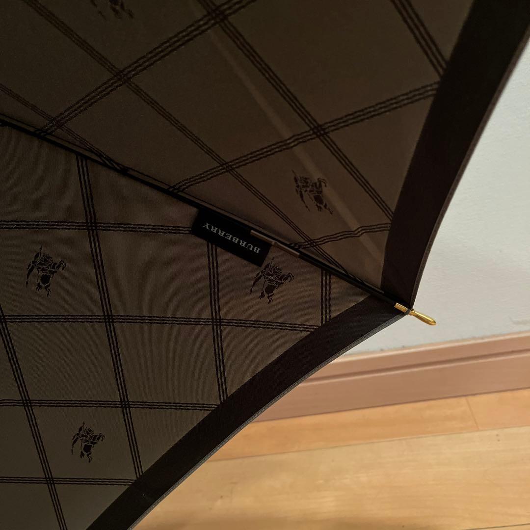 バーバリー　チェック柄 長傘
