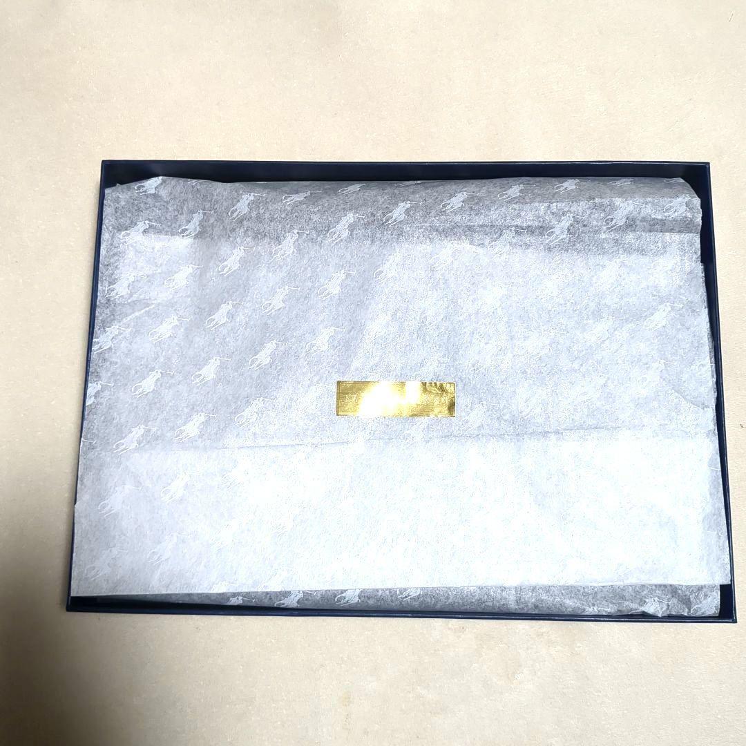 【新品】Ralph Lauren マフラー ネイビー リバーシブル イタリア製