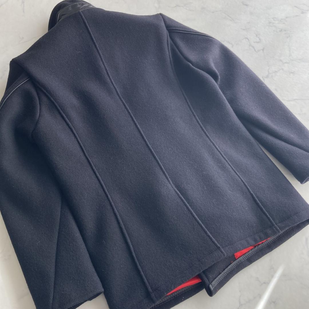 Ｌサイズ【ほぼ未使用】ショット×クライミー メタルボタン ピーコート