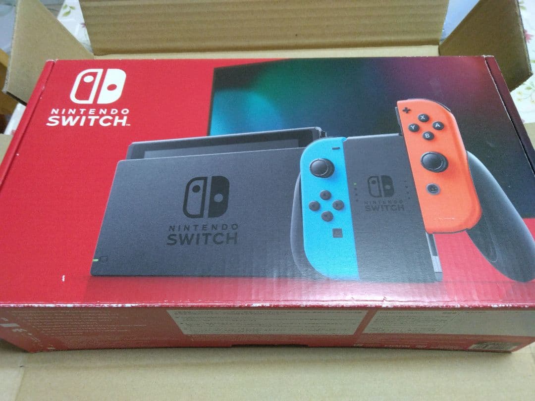 中古 良品 Nintendo Switch ネオンレッド最安値