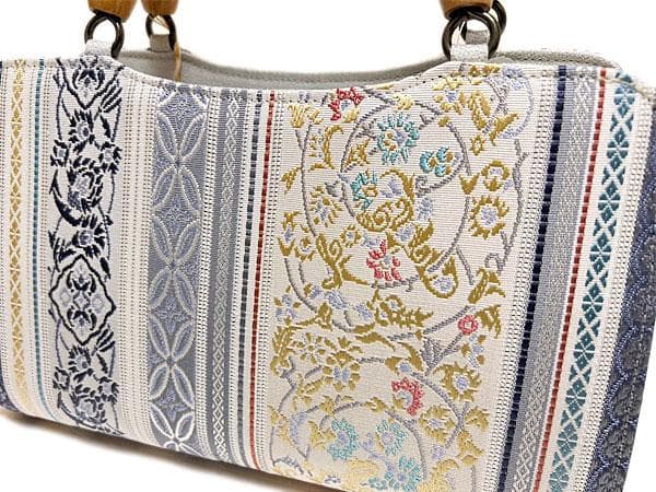 利休バッグ 博多織バッグ 和装バッグ お洒落バッグ 本場筑前博多織生地使用