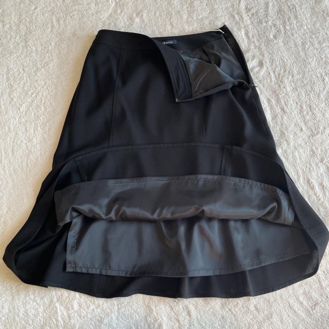 【ANAYI】華やかセットアップ　ノーカラージャケット３６＆フレアスカート７