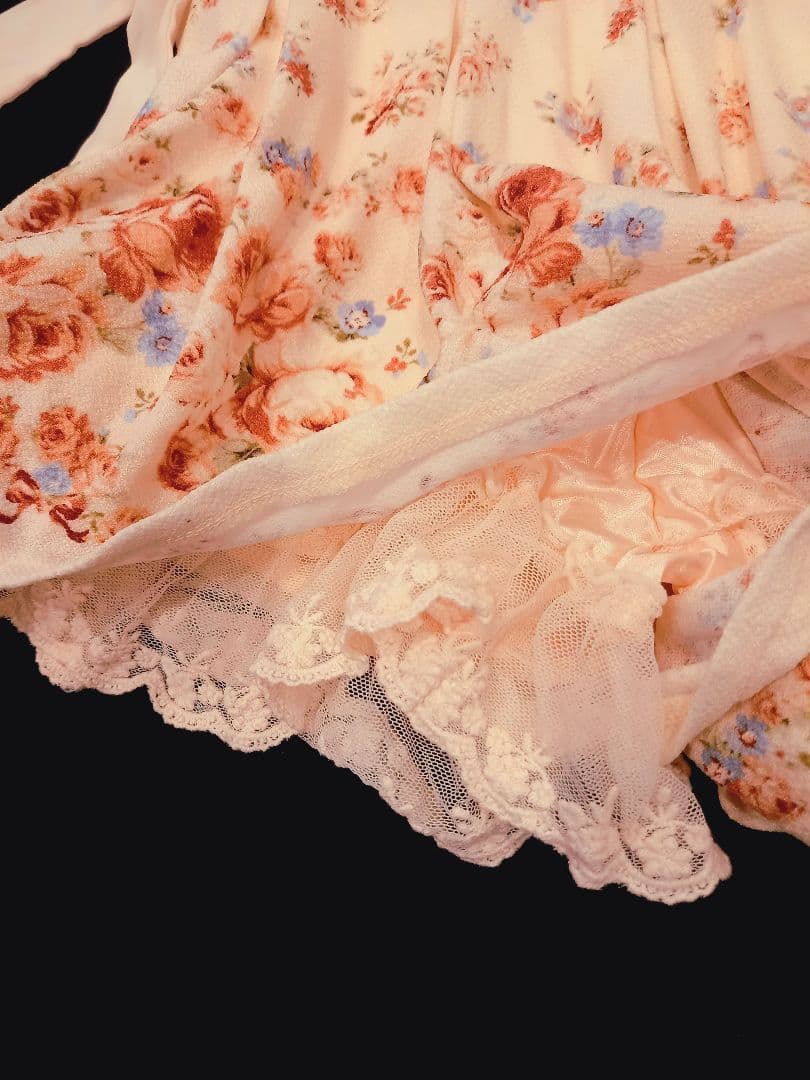 リズリサ　セットアップ　花柄　 オフショル　スカパン　チュニック　上下セット