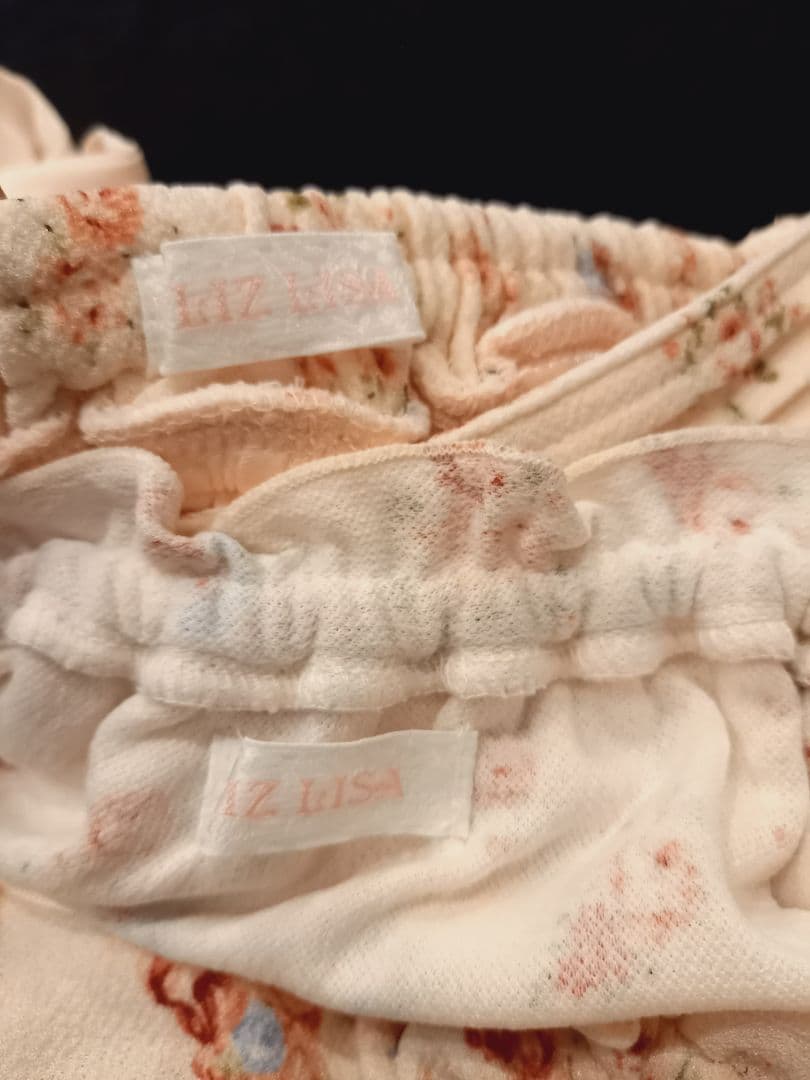 リズリサ　セットアップ　花柄　 オフショル　スカパン　チュニック　上下セット