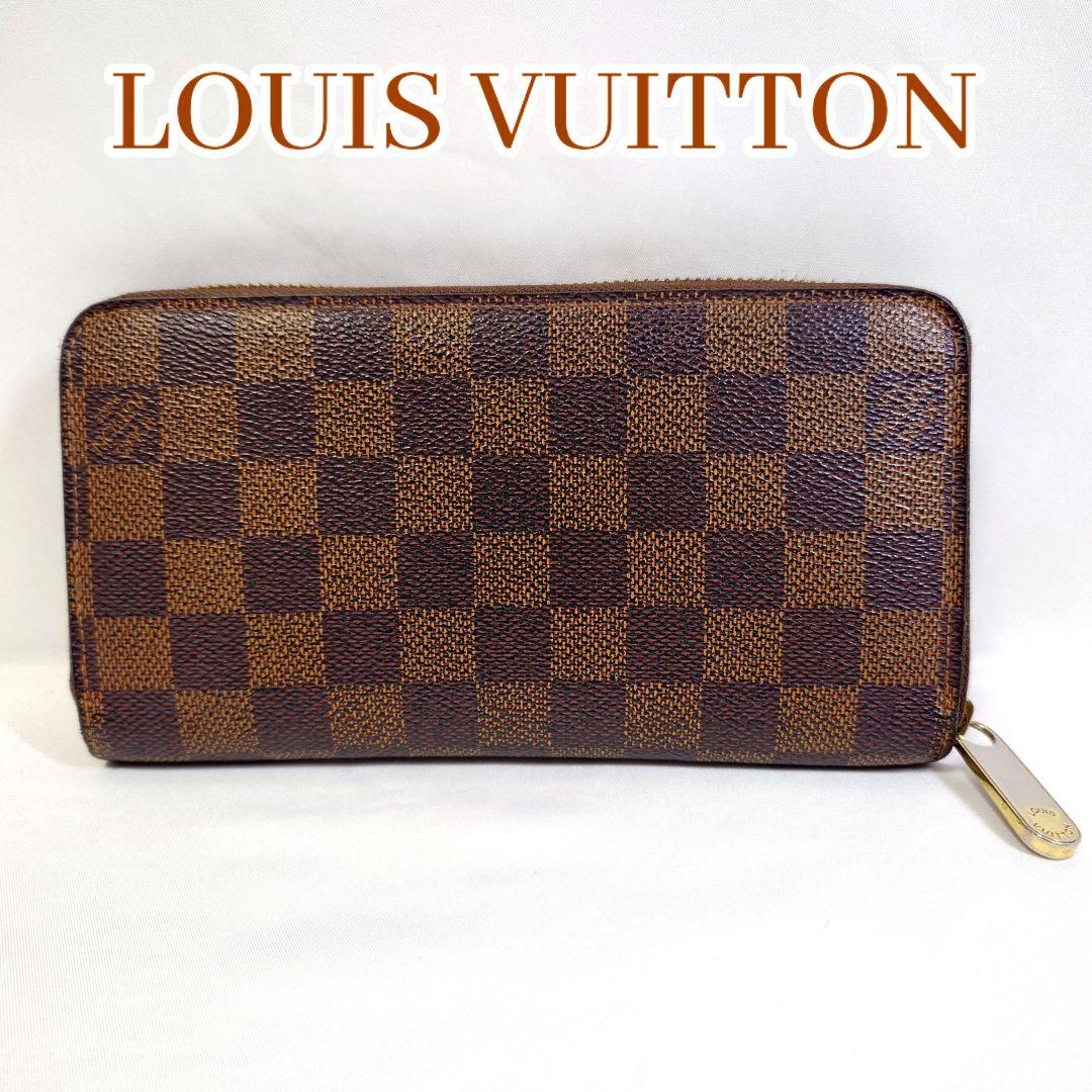 良品 ルイヴィトン ダミエジッピーウォレット　 型番N60015/MI2162