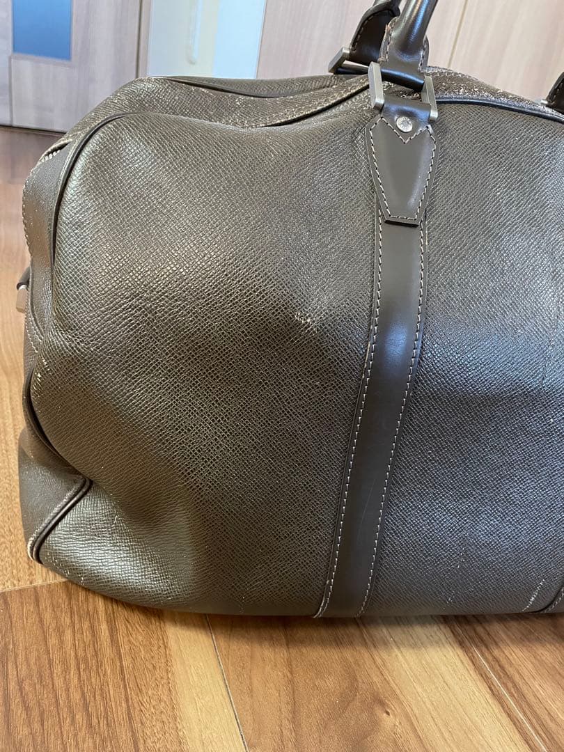 ルイヴィトン　タイガ　ケンダルPM ボストンバッグ　ブラウン　鍵ストラップ付き