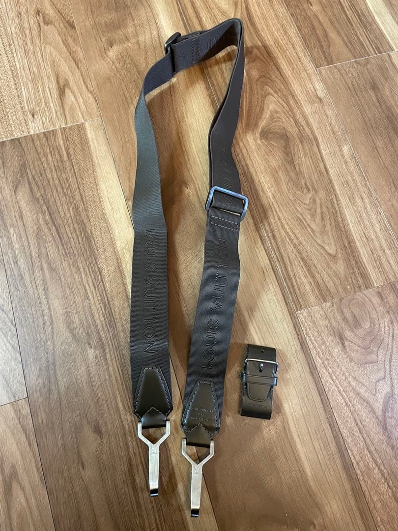 ルイヴィトン　タイガ　ケンダルPM ボストンバッグ　ブラウン　鍵ストラップ付き