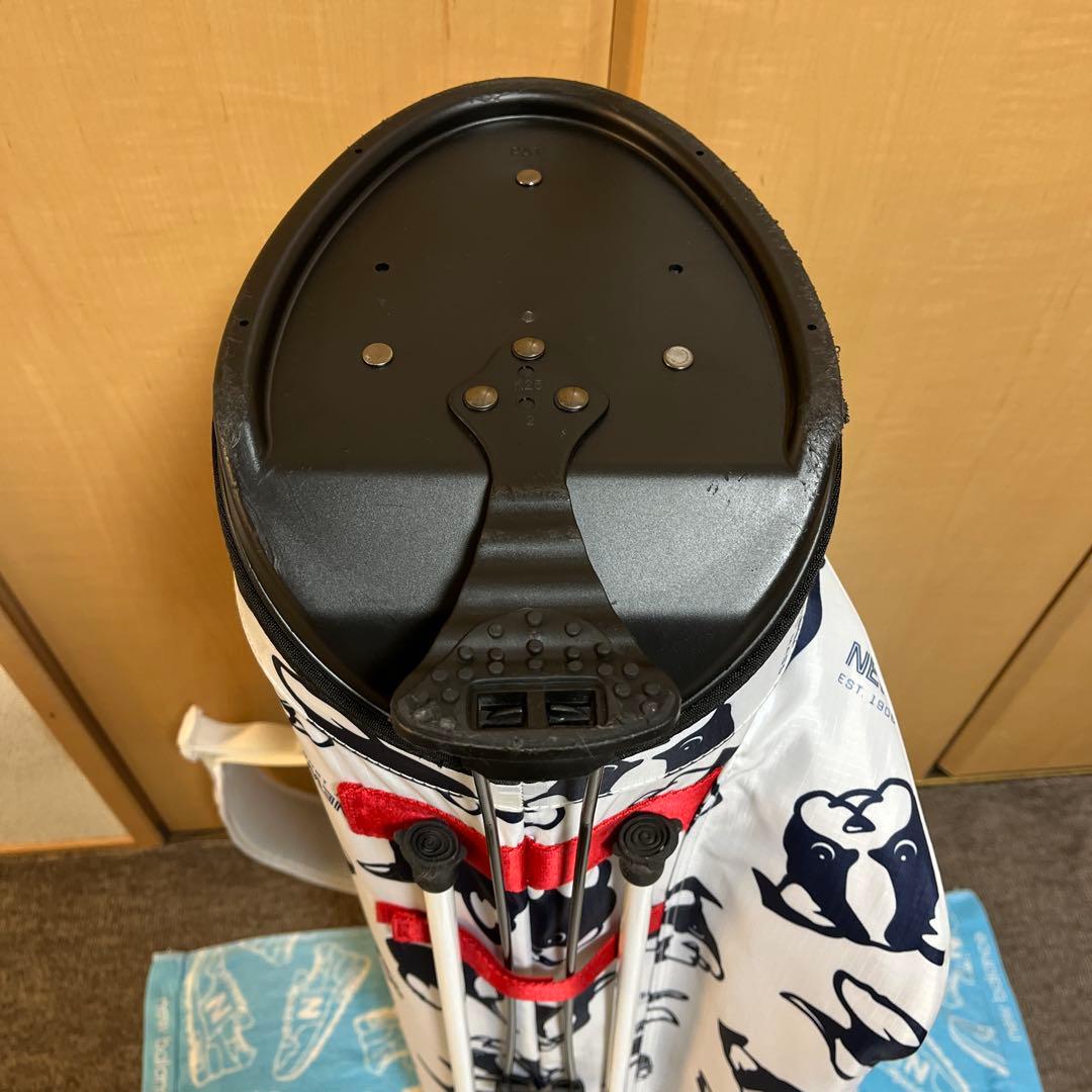 おまけ付き　New Balance ゴルフキャディバッグ ボストンテリア