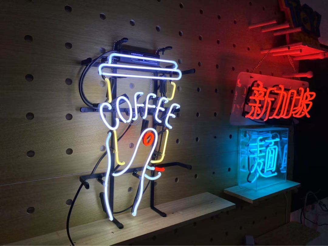 オーダーメイド　COFFEE カップ型　ネオンサインLED ネオン管　インテリア