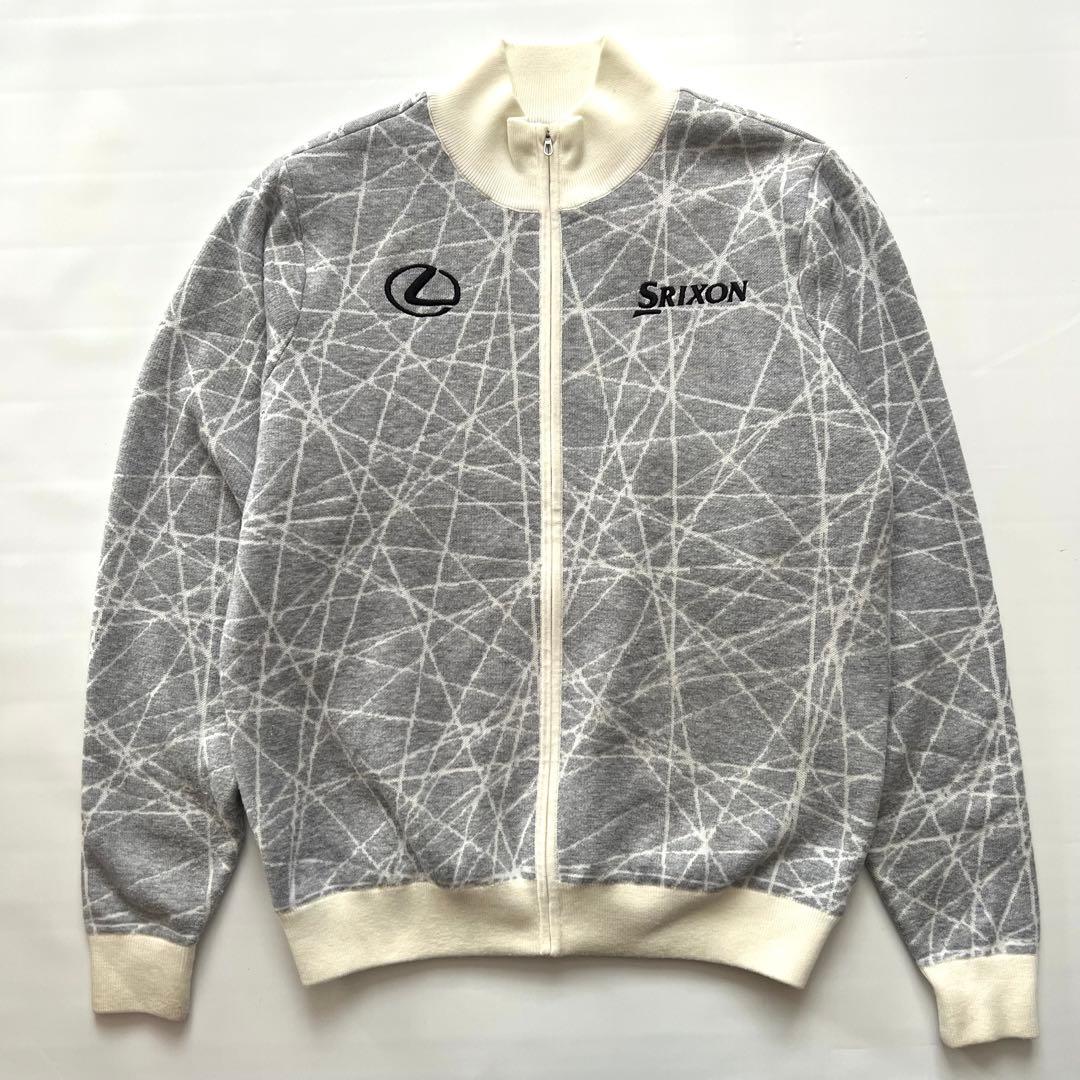 LEXUS SRIXON DESCENTE ニット　ジャケット　ゴルフ　L