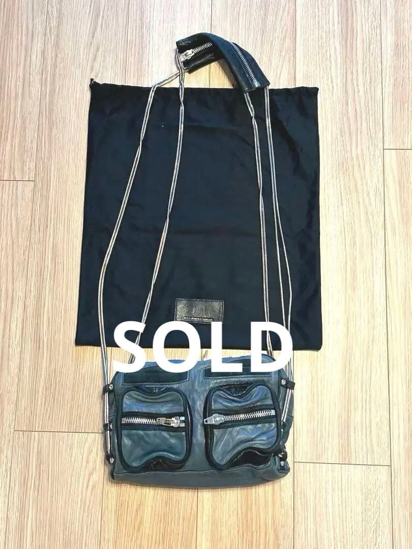 アレキサンダーワン　ブレンダ　ジップチェーンショルダーバッグ