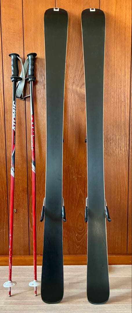 DYNAMIC ミッドスキー 128cm&収納ケース付き&ストックセット