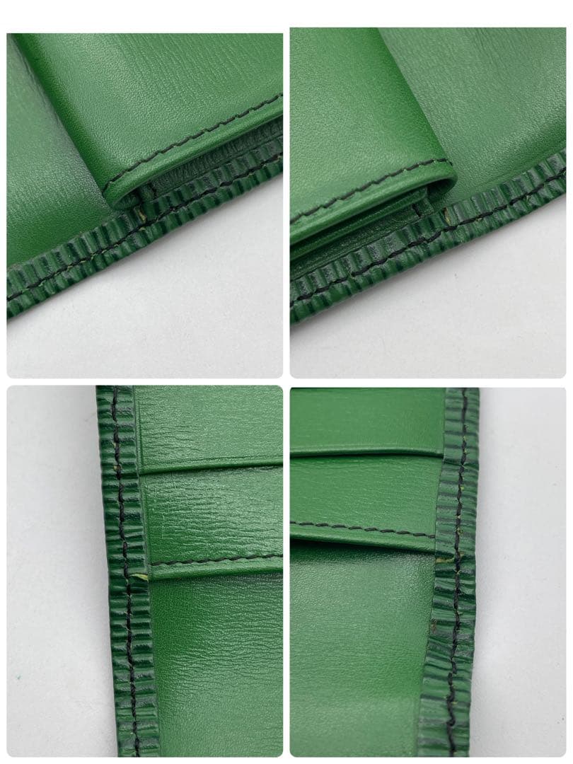 ●LOUIS VUITTON 長財布 エピ ポルトモネ•クレディ●ヴィトン 緑