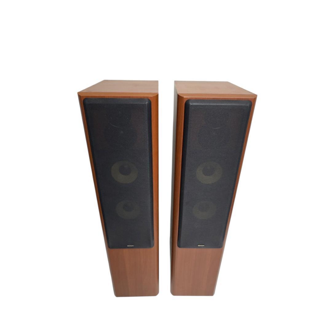 ②　美品　DENON トールボーイスピーカー システム SC-T555SA
