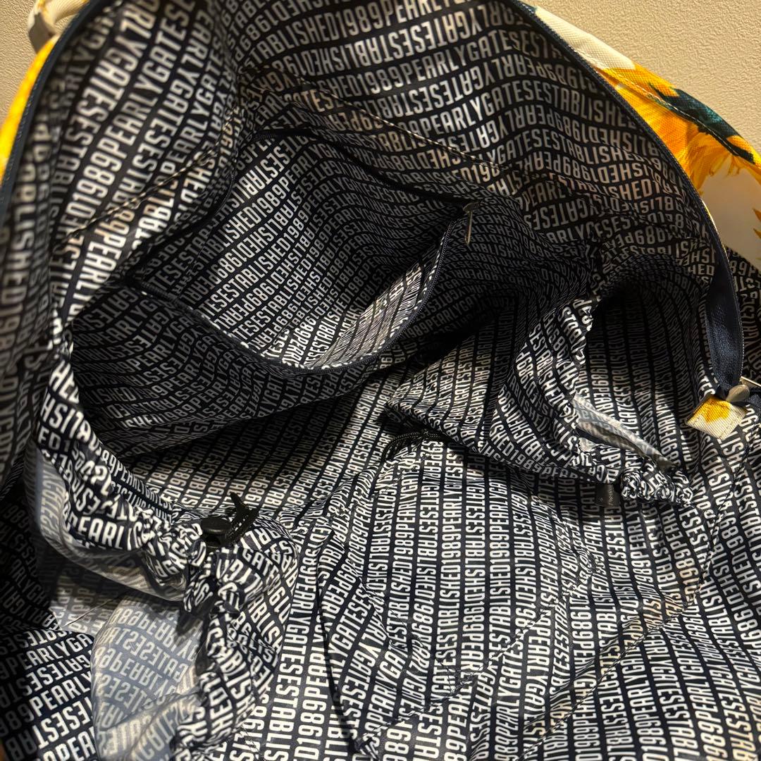 パーリーゲイツ　ボストンバック　ひまわり　ゴルフ　トートバッグ