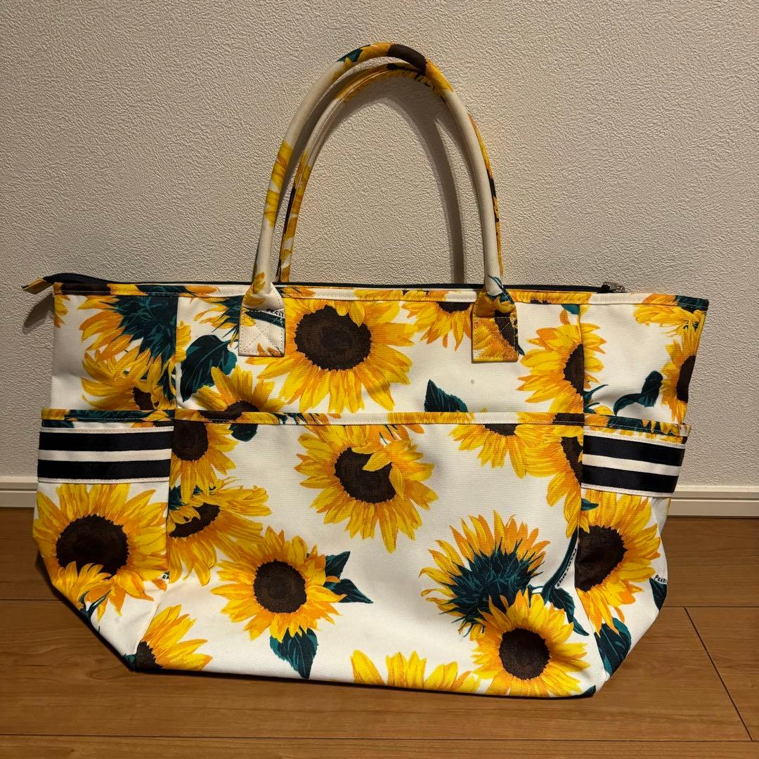 パーリーゲイツ　ボストンバック　ひまわり　ゴルフ　トートバッグ