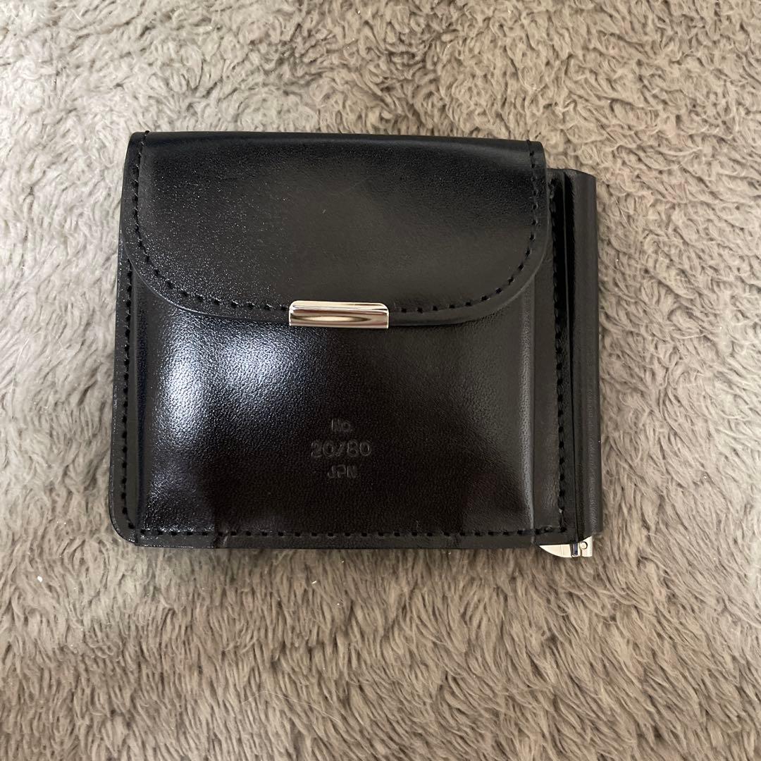 20/80 黒 二つ折り財布