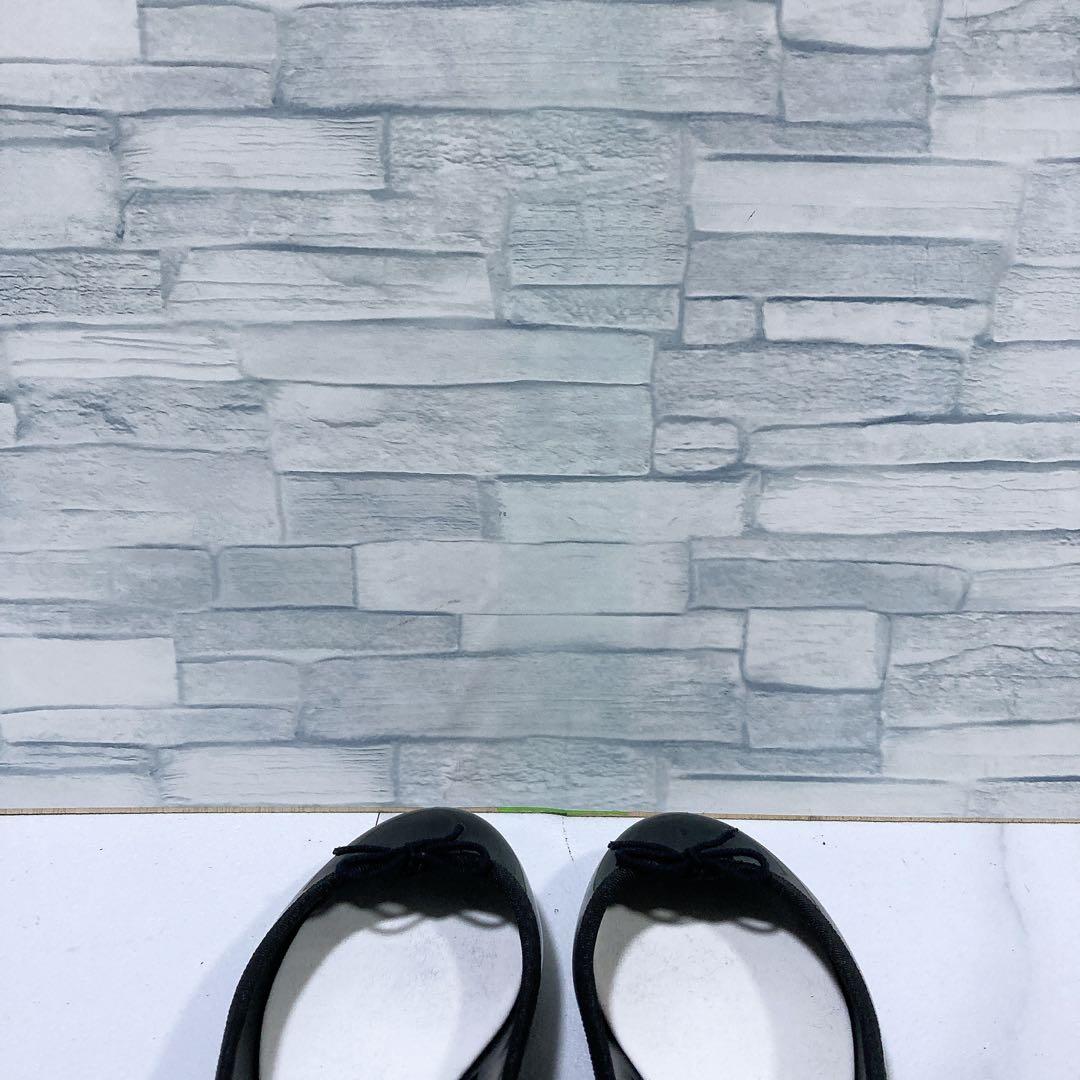 極美品 repetto レペット サンドリオン フラットシューズ 黒 38