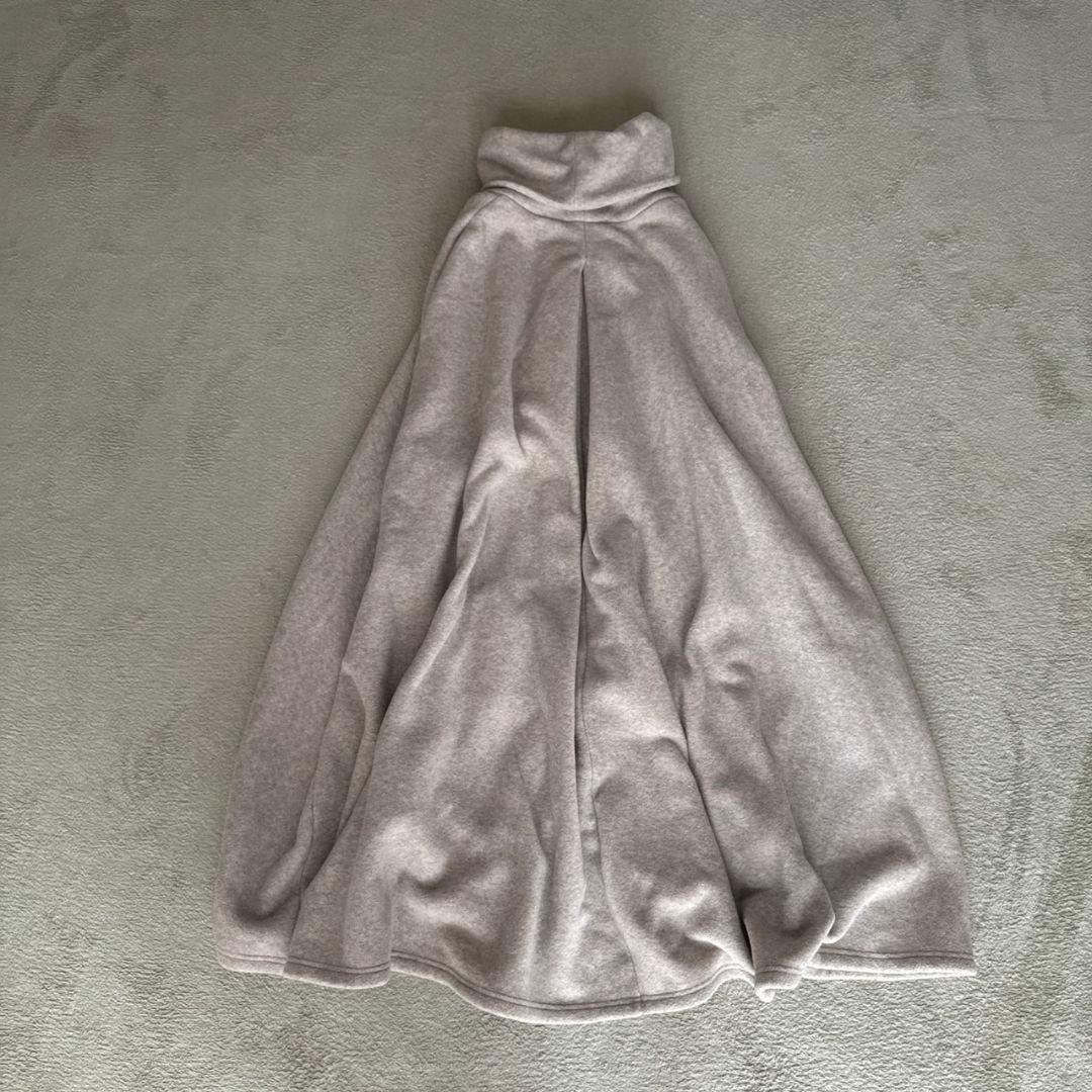 kapital リバース フリース ハイネック ポンチョ ケープコート