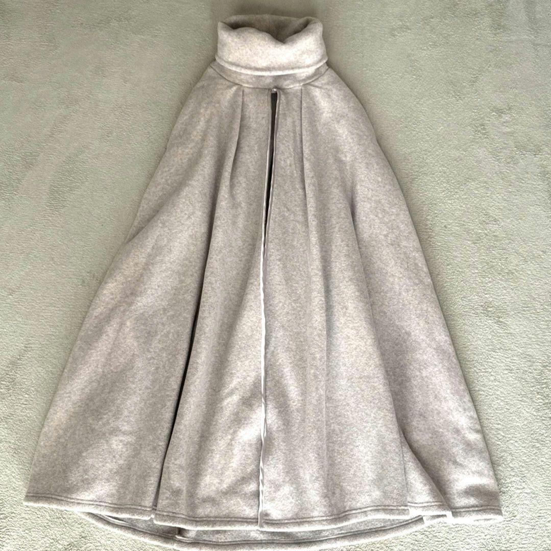 kapital リバース フリース ハイネック ポンチョ ケープコート