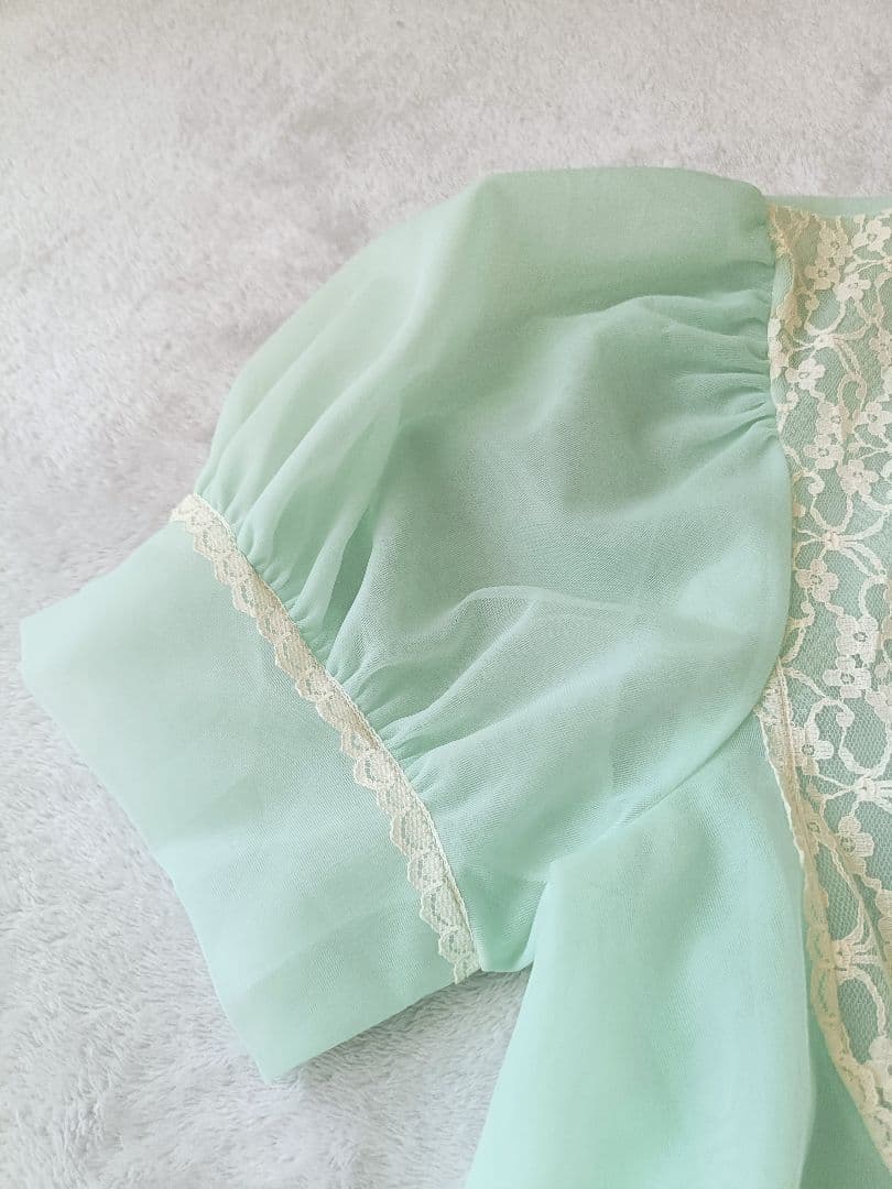 カナダヴィンテージ 70年代ユニオンメイドランジェリードレス ガウン ネグリジェ