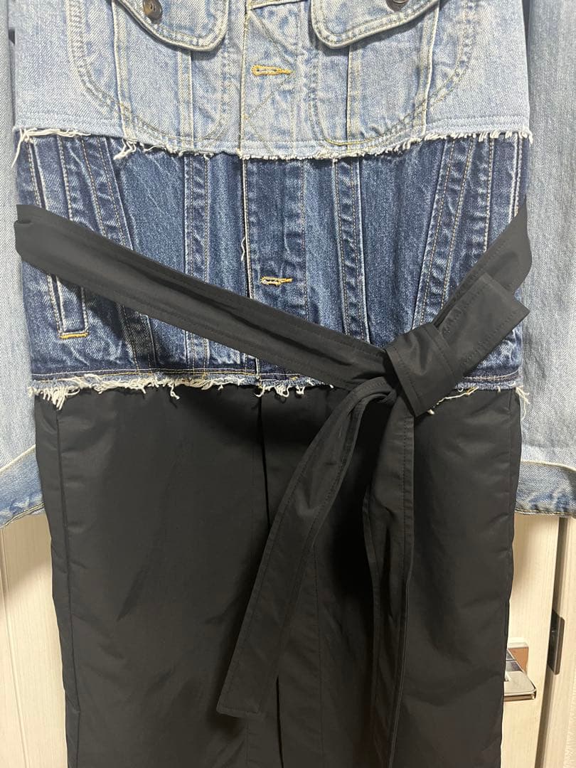 週末限定値下げ、lutz huelleリメイクデニムコート