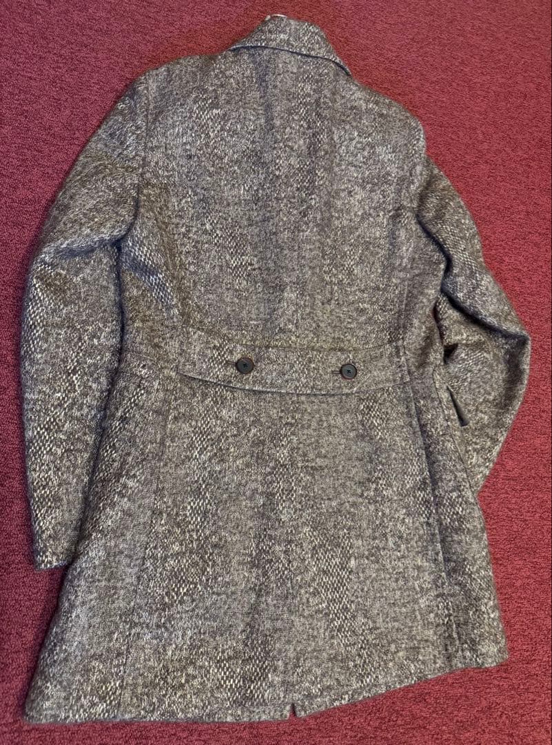 Y*e様 【美品】アルチザン アルパカ、モヘア混合 ブラウン系チェスターコート