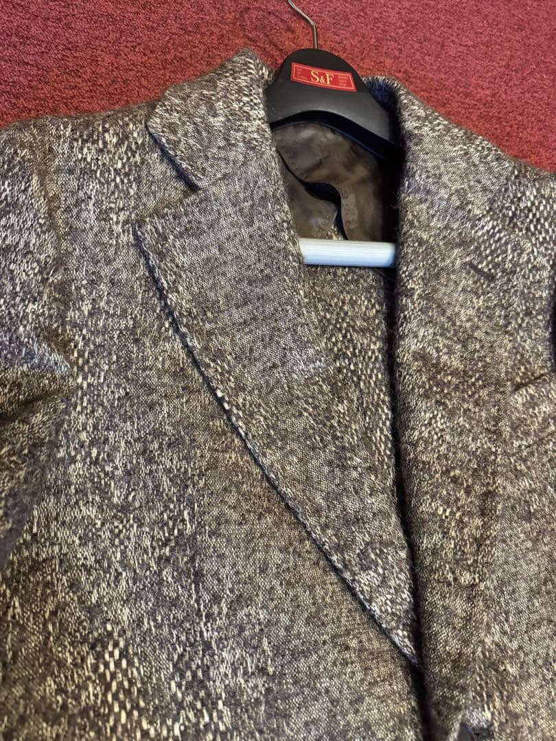 Y*e様 【美品】アルチザン アルパカ、モヘア混合 ブラウン系チェスターコート