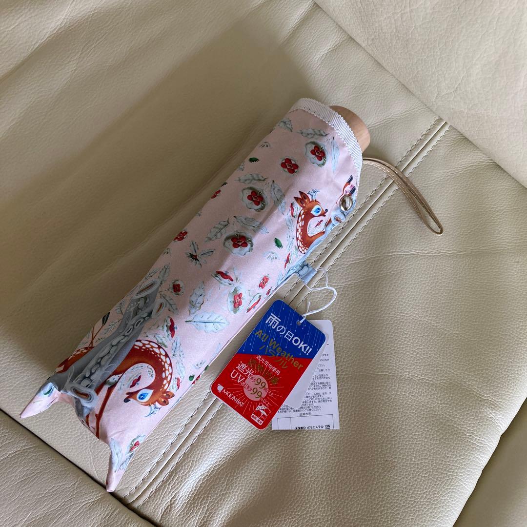 ❤️セール❤️新品未使用❤️ クラウスハーパニエミ《バンビ柄》 ❤️晴雨兼用折り畳み傘❤️