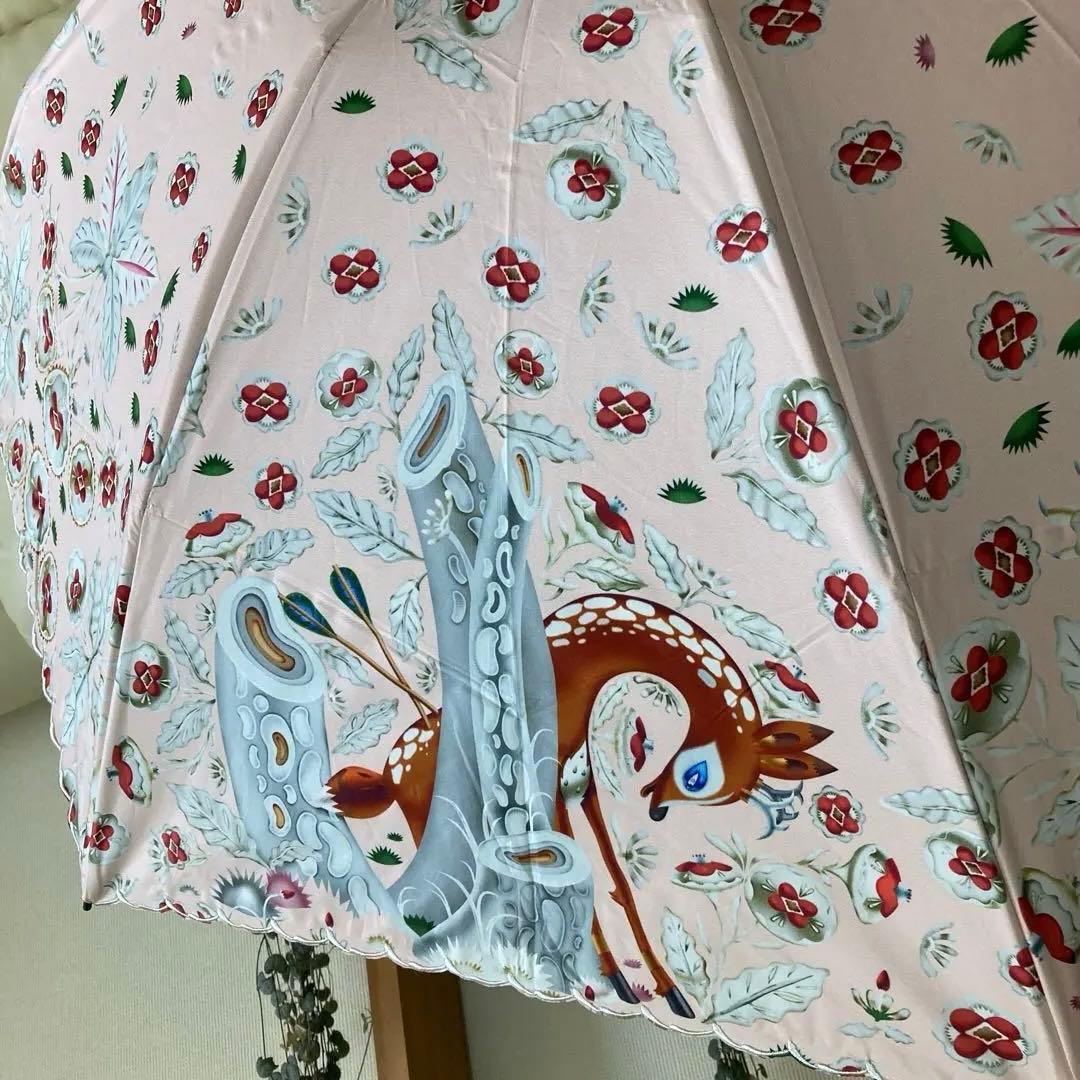 ❤️セール❤️新品未使用❤️ クラウスハーパニエミ《バンビ柄》 ❤️晴雨兼用折り畳み傘❤️