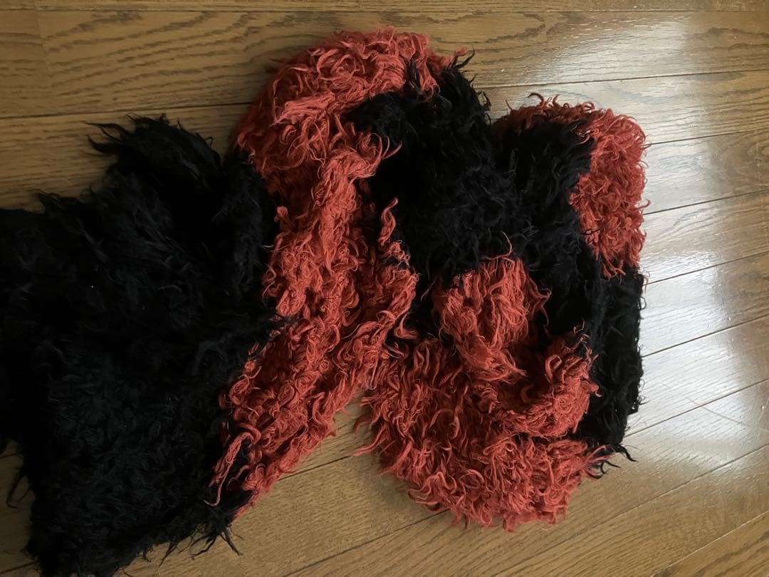 衝撃 ラッドミュージシャン アルパカボーダーマフラー