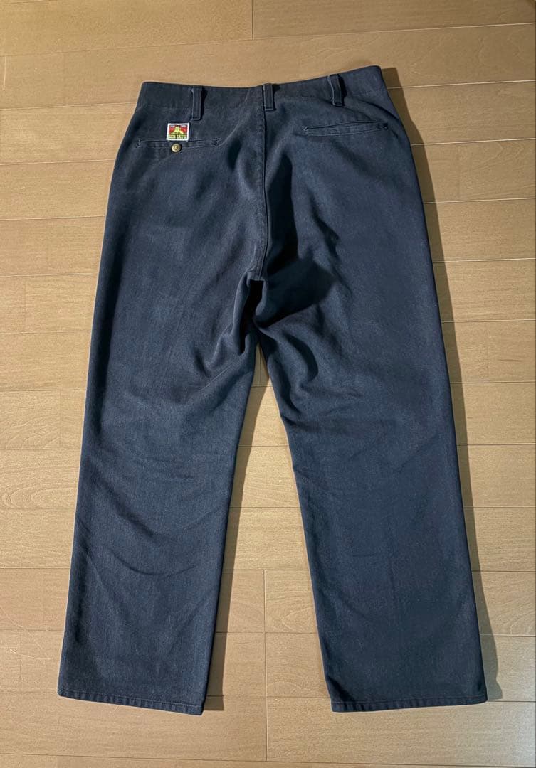 ぱ*ー様 BEN DAVIS フリスコパンツ 90s ブラック W34 黒