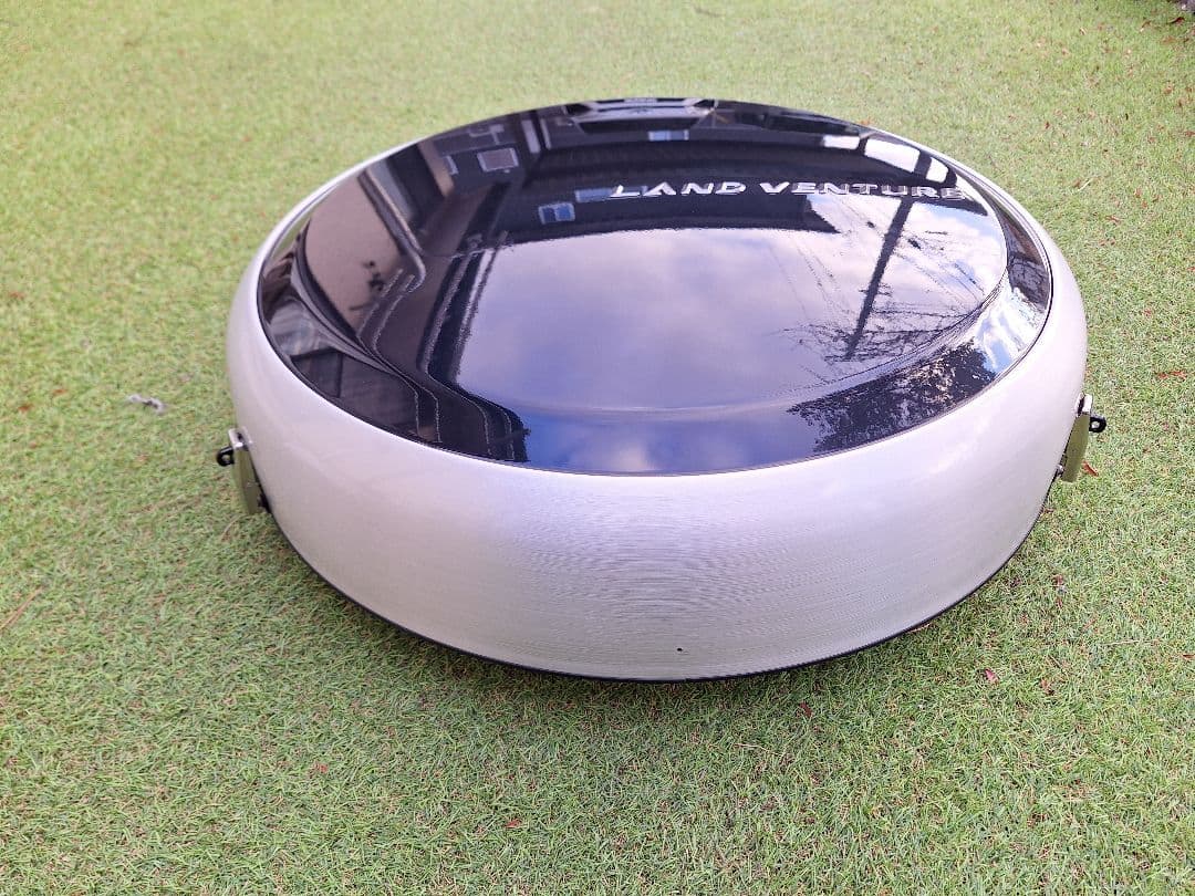 スズキジムニーランドベンチャータイヤカバー【中古品】ブラック/シルバー