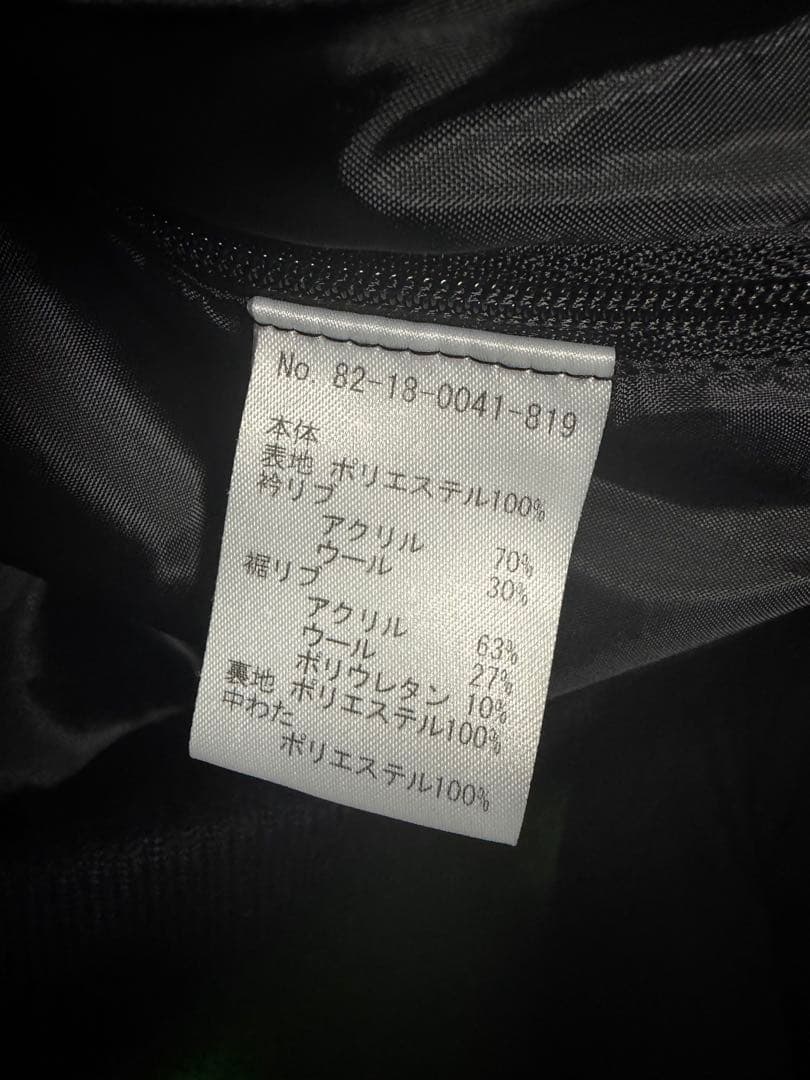 BEAMS GOLF 中綿ブルゾンS ブラック ビームスゴルフ