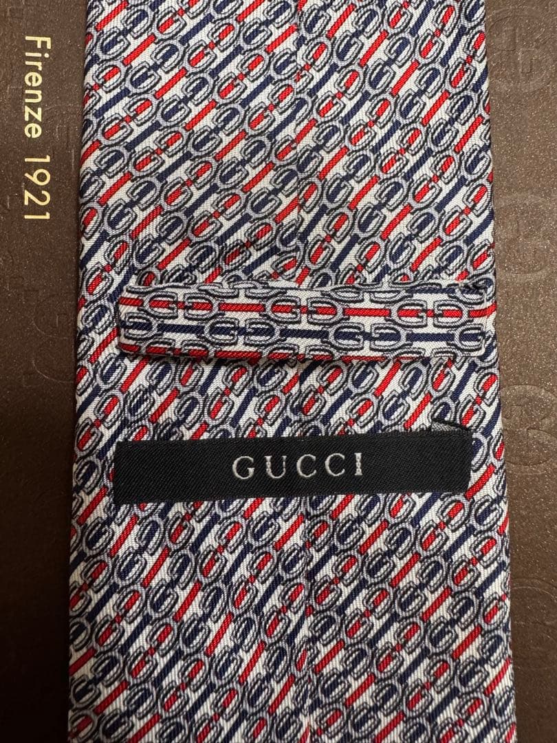 GUCCI グッチ ネクタイ シルク100% 箱付き 新品 正規品