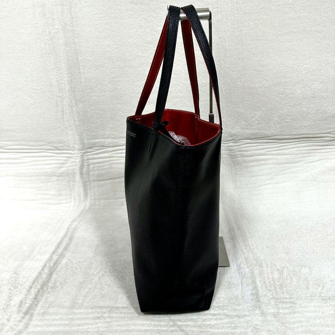 極美品 マッキントッシュフィロソフィー リバーシブル トートバッグ ポーチ付A4