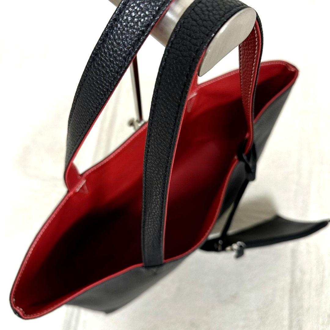 極美品 マッキントッシュフィロソフィー リバーシブル トートバッグ ポーチ付A4