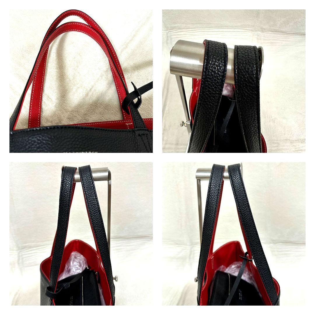 極美品 マッキントッシュフィロソフィー リバーシブル トートバッグ ポーチ付A4