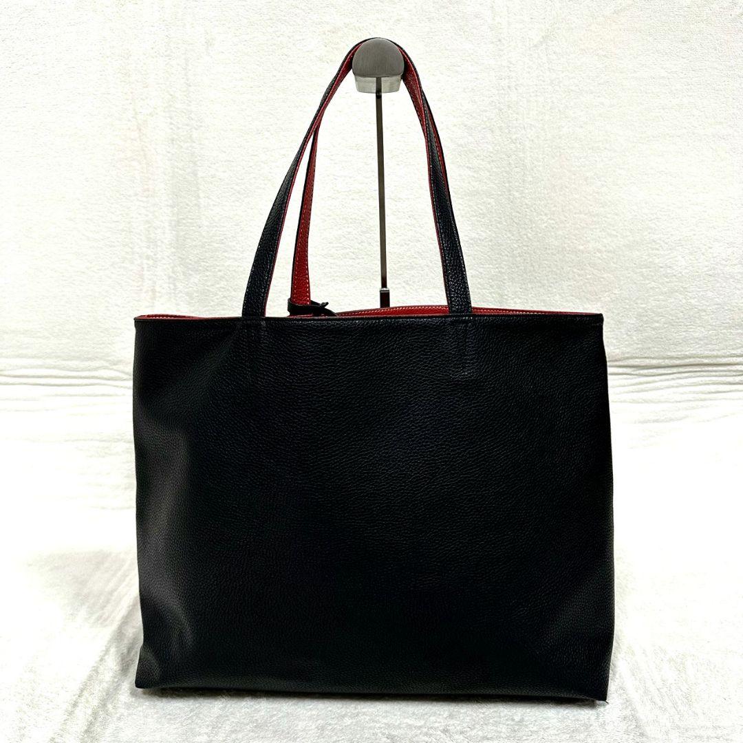 極美品 マッキントッシュフィロソフィー リバーシブル トートバッグ ポーチ付A4