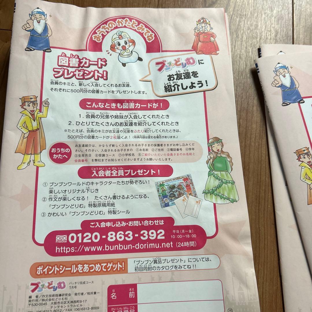 ブンブンたどりむ2024年度1年間分　受験対策模擬テスト込み