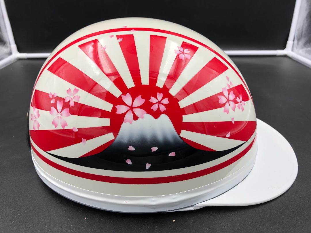 コルク半　カスタム　富士日章　三つボタン　白赤　桜　高級クリヤ　送料無料