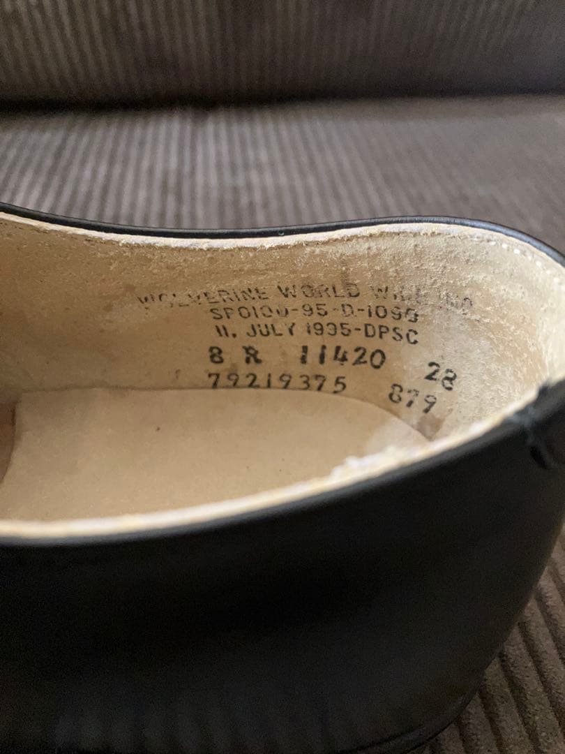 US NAVY SERVICE SHOES 90年代 米海軍 サービスシューズ