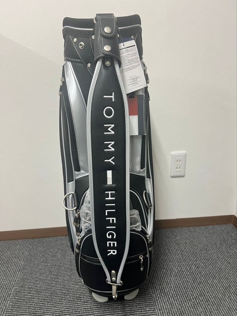   キャディバッグ ブラック/ホワイト